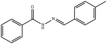 N-[(E)-(4-methylphenyl)methylideneamino]benzamide Structural