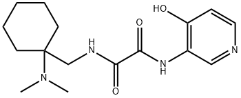 N-[[1-(dimethylamino)cyclohexyl]methyl]-N'-(4-oxo-1H-pyridin-3-yl)oxamide Structural