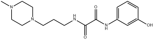N'-(3-hydroxyphenyl)-N-[3-(4-methylpiperazin-1-yl)propyl]oxamide Structural