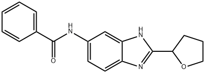 N-[2-(oxolan-2-yl)-3H-benzimidazol-5-yl]benzamide Structural