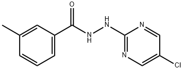 N'-(5-chloropyrimidin-2-yl)-3-methylbenzohydrazide Structural