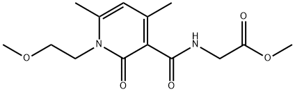 methyl 2-[[1-(2-methoxyethyl)-4,6-dimethyl-2-oxopyridine-3-carbonyl]amino]acetate Structural