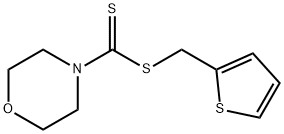 thiophen-2-ylmethyl morpholine-4-carbodithioate Structural
