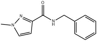 N-benzyl-1-methylpyrazole-3-carboxamide Structural