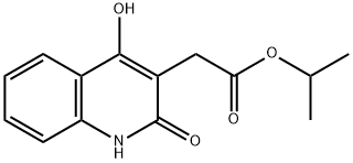 propan-2-yl 2-(4-hydroxy-2-oxo-1H-quinolin-3-yl)acetate Structural