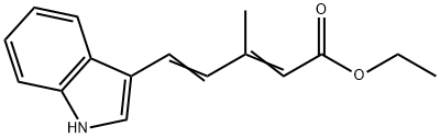 ethyl (2Z,4E)-5-(1H-indol-3-yl)-3-methylpenta-2,4-dienoate Structural
