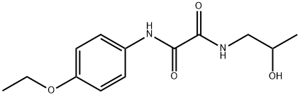 N'-(4-ethoxyphenyl)-N-(2-hydroxypropyl)oxamide Structural