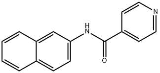 N-naphthalen-2-ylpyridine-4-carboxamide Structural