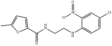 N-[2-(4-chloro-2-nitroanilino)ethyl]-5-methylfuran-2-carboxamide Structural