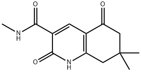 N,7,7-trimethyl-2,5-dioxo-6,8-dihydro-1H-quinoline-3-carboxamide Structural