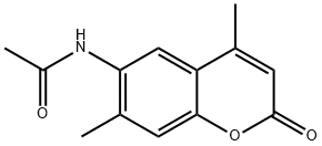 N-(4,7-dimethyl-2-oxochromen-6-yl)acetamide Structural