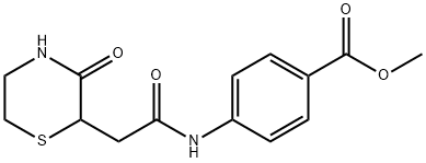 methyl 4-[[2-(3-oxothiomorpholin-2-yl)acetyl]amino]benzoate Structural