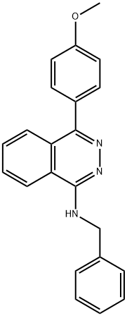 N-benzyl-4-(4-methoxyphenyl)phthalazin-1-amine Structural