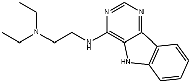 N',N'-diethyl-N-(5H-pyrimido[5,4-b]indol-4-yl)ethane-1,2-diamine Structural