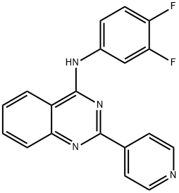 N-(3,4-difluorophenyl)-2-pyridin-4-ylquinazolin-4-amine