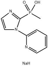 sodium methyl-(1-pyridin-2-ylimidazol-2-yl)phosphinate Structural