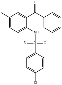 N-(2-benzoyl-4-methylphenyl)-4-chlorobenzenesulfonamide Structural