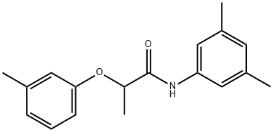 N-(3,5-dimethylphenyl)-2-(3-methylphenoxy)propanamide Structural