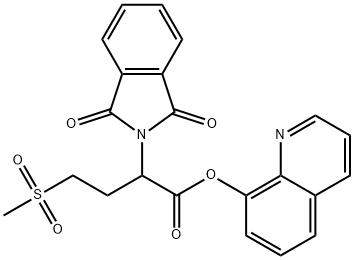 quinolin-8-yl 2-(1,3-dioxoisoindol-2-yl)-4-methylsulfonylbutanoate Structural