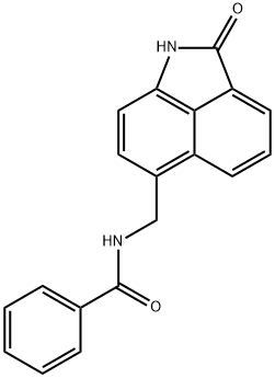 N-[(2-oxo-1H-benzo[cd]indol-6-yl)methyl]benzamide Structural