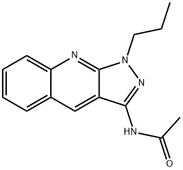 N-(1-propylpyrazolo[3,4-b]quinolin-3-yl)acetamide Structural
