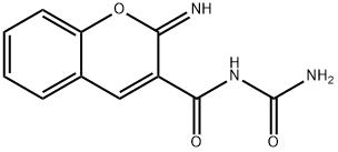 N-carbamoyl-2-iminochromene-3-carboxamide Structural
