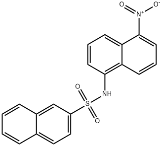 N-(5-nitronaphthalen-1-yl)naphthalene-2-sulfonamide Structural