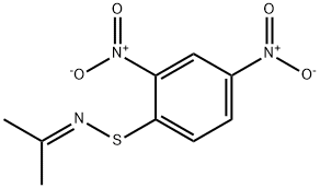 N-(2,4-dinitrophenyl)sulfanylpropan-2-imine Structural