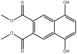 dimethyl 5,8-dihydroxynaphthalene-2,3-dicarboxylate Structural