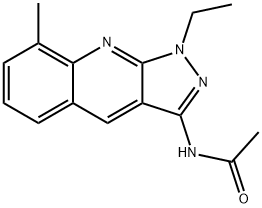 N-(1-ethyl-8-methylpyrazolo[3,4-b]quinolin-3-yl)acetamide Structural