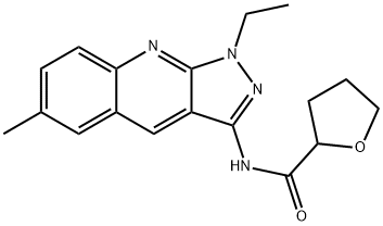 N-(1-ethyl-6-methylpyrazolo[3,4-b]quinolin-3-yl)oxolane-2-carboxamide Structural