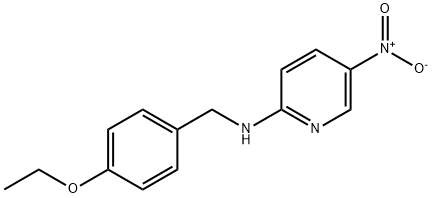 N-[(4-ethoxyphenyl)methyl]-5-nitropyridin-2-amine Structural