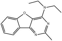 N,N-diethyl-2-methyl-[1]benzofuro[3,2-d]pyrimidin-4-amine Structural