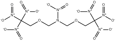 N,N-bis(2,2,2-trinitroethoxymethyl)nitramide Structural