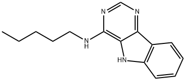 N-pentyl-5H-pyrimido[5,4-b]indol-4-amine Structural