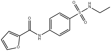 N-[4-(ethylsulfamoyl)phenyl]furan-2-carboxamide Structural