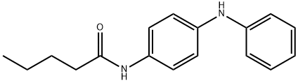 N-(4-anilinophenyl)pentanamide Structural