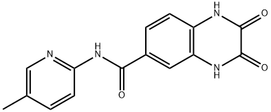 N-(5-methylpyridin-2-yl)-2,3-dioxo-1,4-dihydroquinoxaline-6-carboxamide Structural
