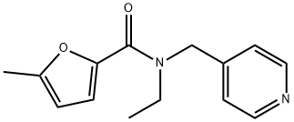 N-ethyl-5-methyl-N-(pyridin-4-ylmethyl)furan-2-carboxamide Structural