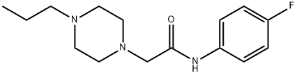 N-(4-fluorophenyl)-2-(4-propylpiperazin-1-yl)acetamide Structural