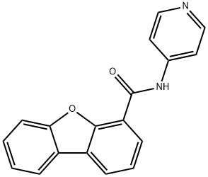 N-pyridin-4-yldibenzofuran-4-carboxamide Structural