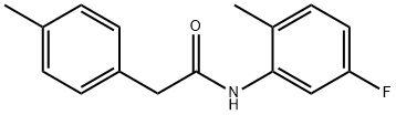 N-(5-fluoro-2-methylphenyl)-2-(4-methylphenyl)acetamide Structural
