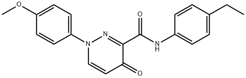 N-(4-ethylphenyl)-1-(4-methoxyphenyl)-4-oxopyridazine-3-carboxamide Structural