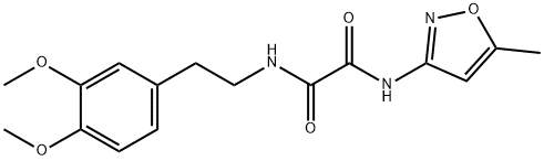 N-[2-(3,4-dimethoxyphenyl)ethyl]-N'-(5-methyl-1,2-oxazol-3-yl)oxamide Structural
