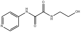 N-(2-hydroxyethyl)-N'-pyridin-4-yloxamide Structural