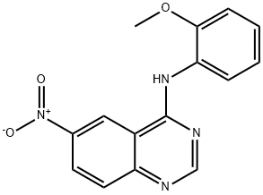 N-(2-methoxyphenyl)-6-nitroquinazolin-4-amine Structural