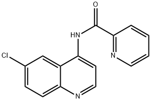 N-(6-chloroquinolin-4-yl)pyridine-2-carboxamide Structural