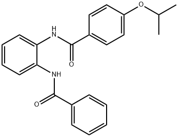 N-(2-benzamidophenyl)-4-propan-2-yloxybenzamide Structural