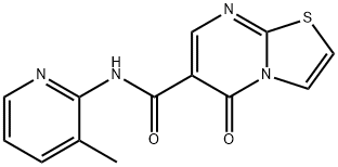 N-(3-methylpyridin-2-yl)-5-oxo-[1,3]thiazolo[3,2-a]pyrimidine-6-carboxamide Structural