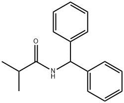 N-benzhydryl-2-methylpropanamide Structural